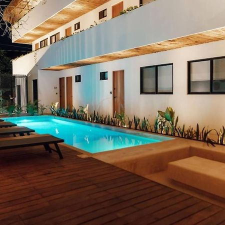 Cozy Apartment With Pool In Bacalar Center Ngoại thất bức ảnh